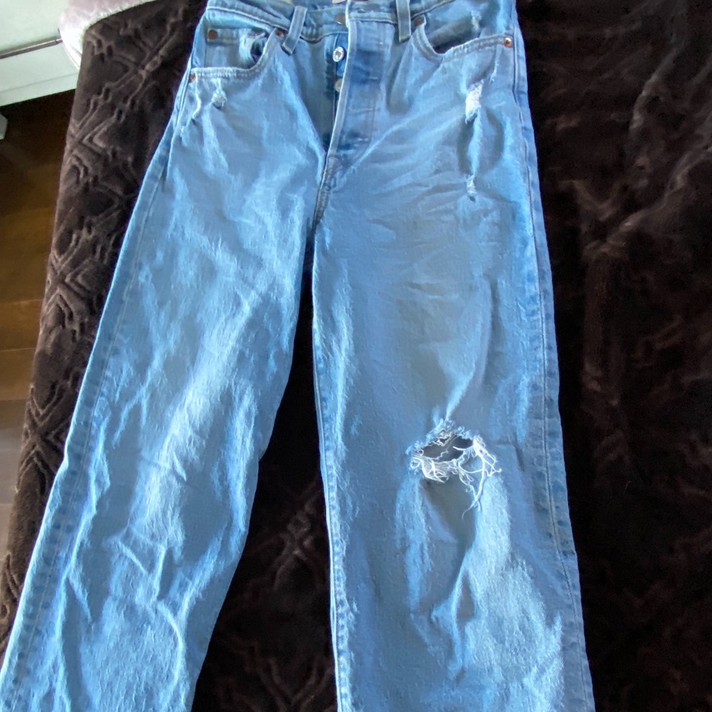 Levi's Ribcage Straight Ankle Size W25 L27